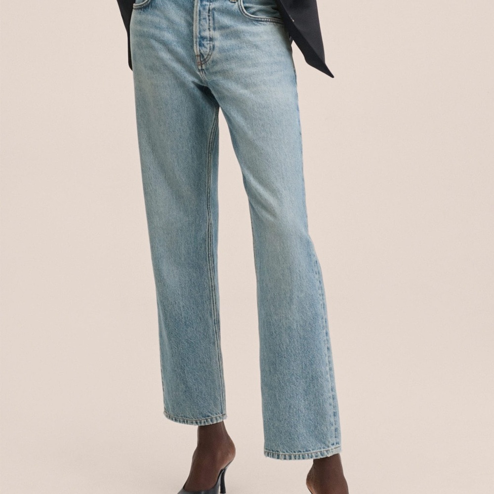 *NWT* Mango straight Bella jeans, size 10